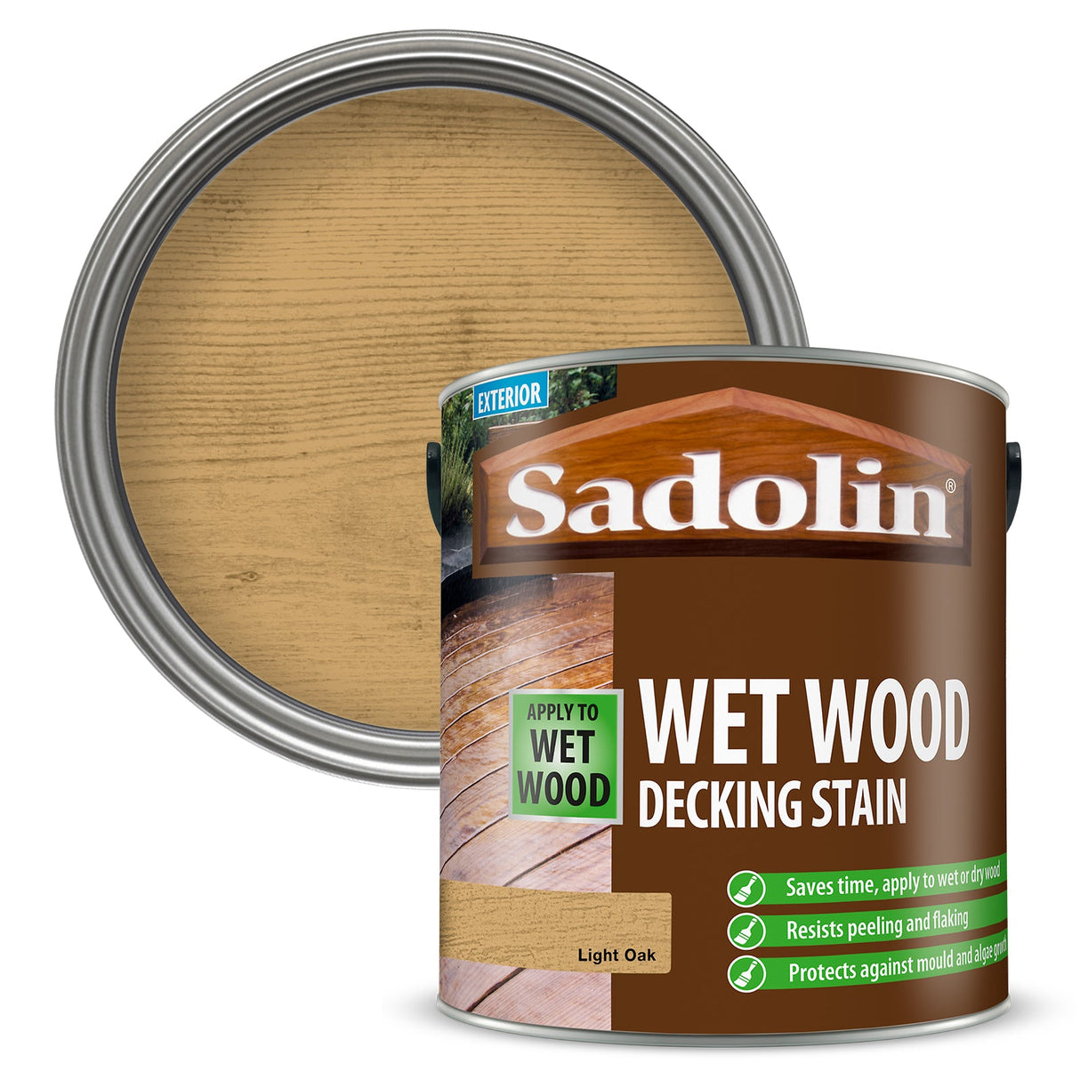 Sadolin Wet Wood Deck Stain - 2.5 L - Armstrong Cheshire