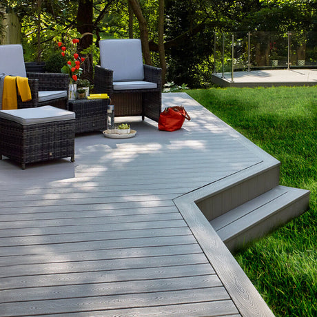 Trex Decking Board Composite Solid 25mmx140mm Gravel Path 3660mm