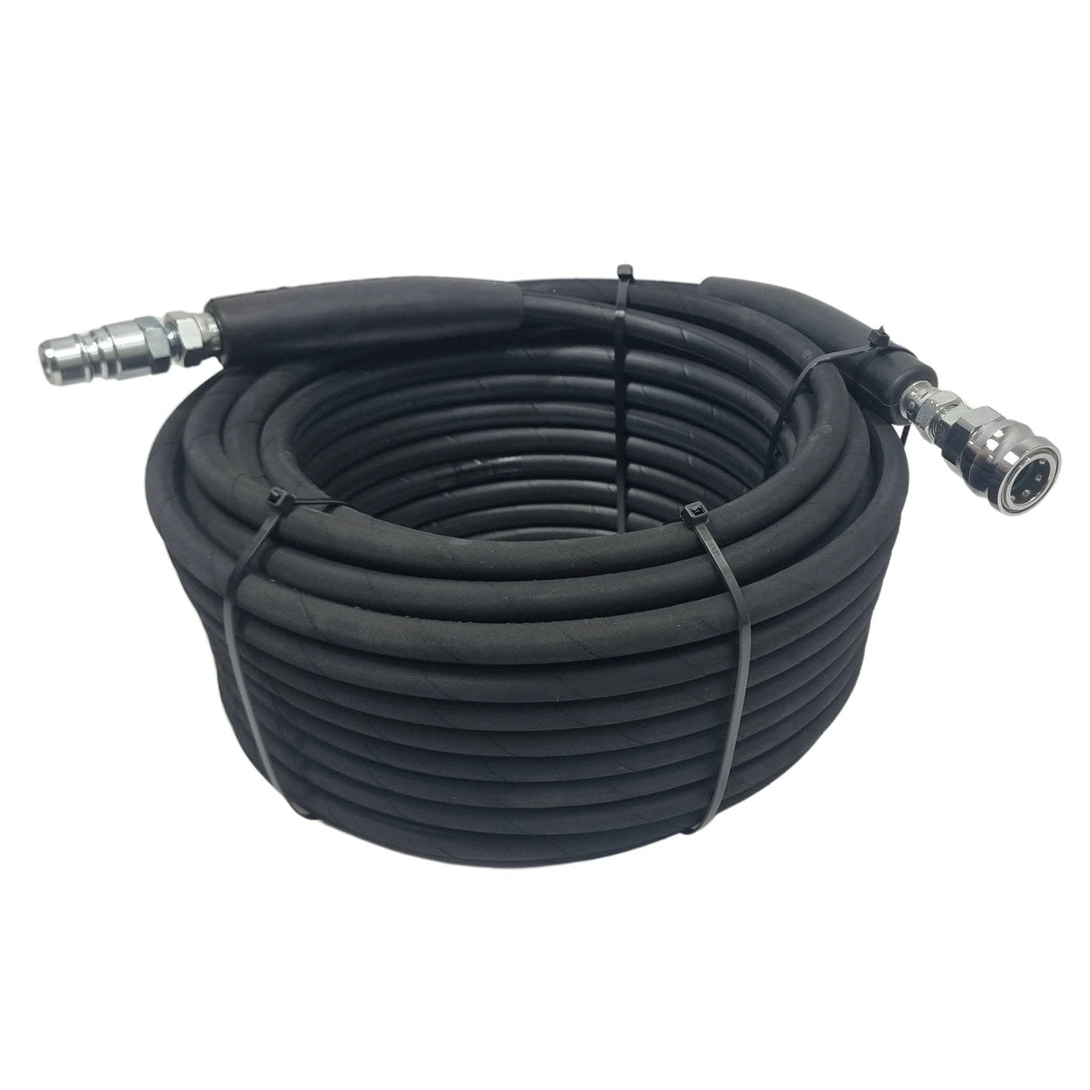 TEMA Male - TEMA Female Quick Release Heavy Duty 5/16" Rubber Pressure Washer Hose - Armstrong Cheshire