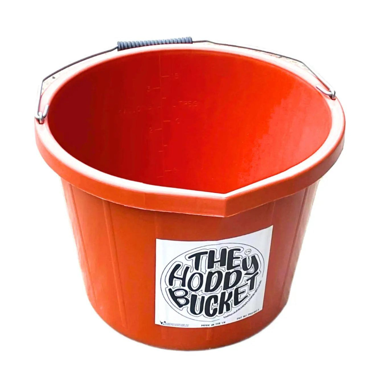 Hoddy Bucket Heavy Duty Site Bucket With 4mm Thick Handle Reinforced Rim