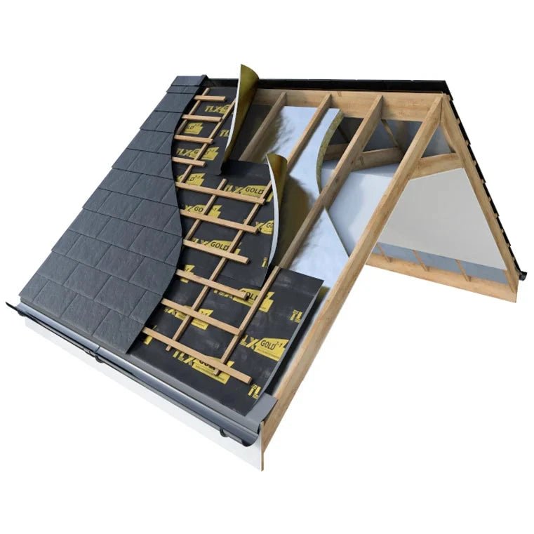 TLX Gold Multi Foil Thermal Insulation 2 in 1 10m x 1.2m - Armstrong Cheshire