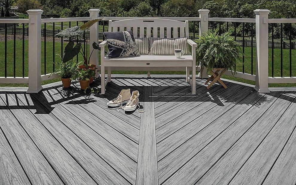 Trex Decking Board Composite Fascia 14mmx184mm Foggy Wharf 3660mm - Armstrong Cheshire