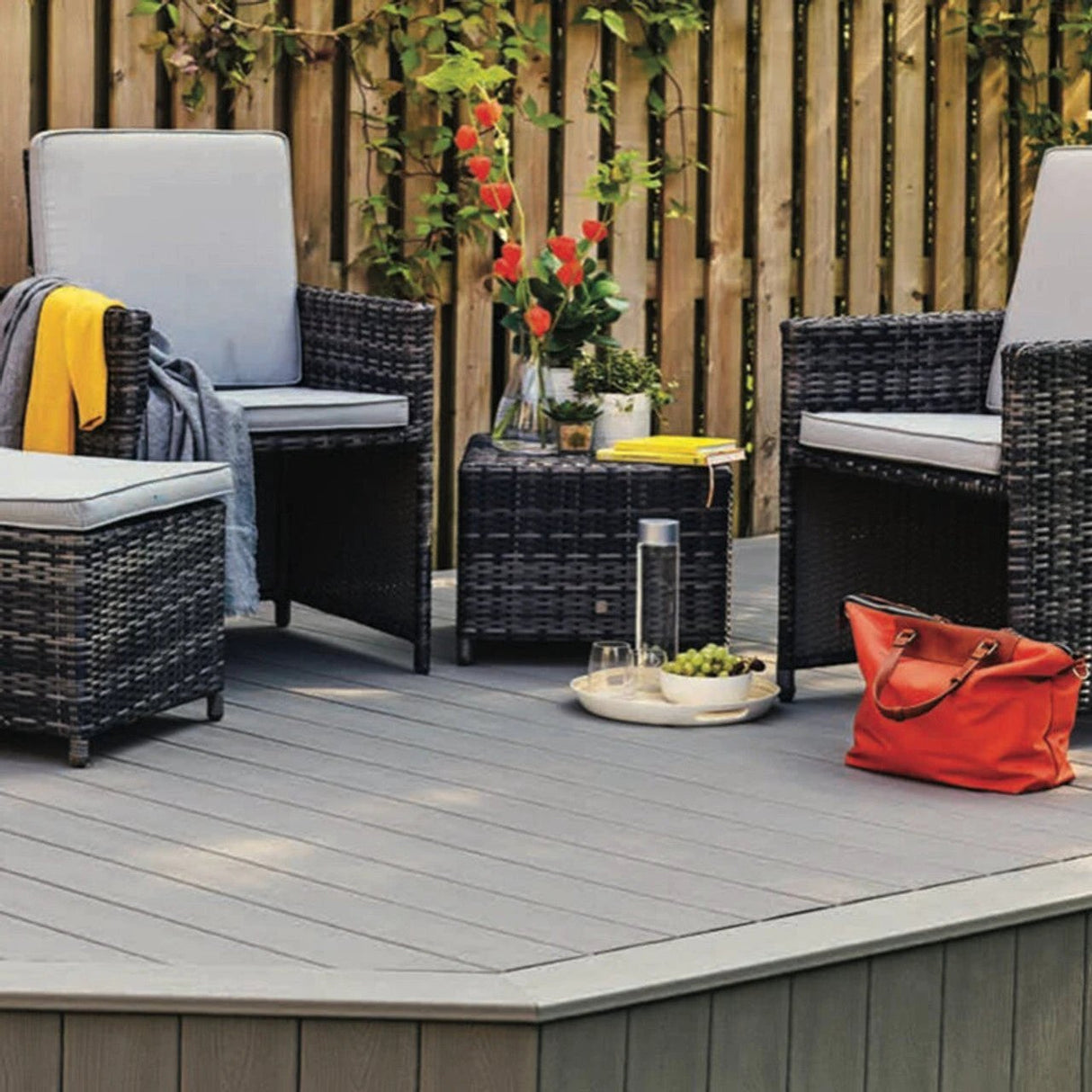 Trex Decking Board Composite Fascia 14mmx184mm Gravel Path 3660mm - Armstrong Cheshire