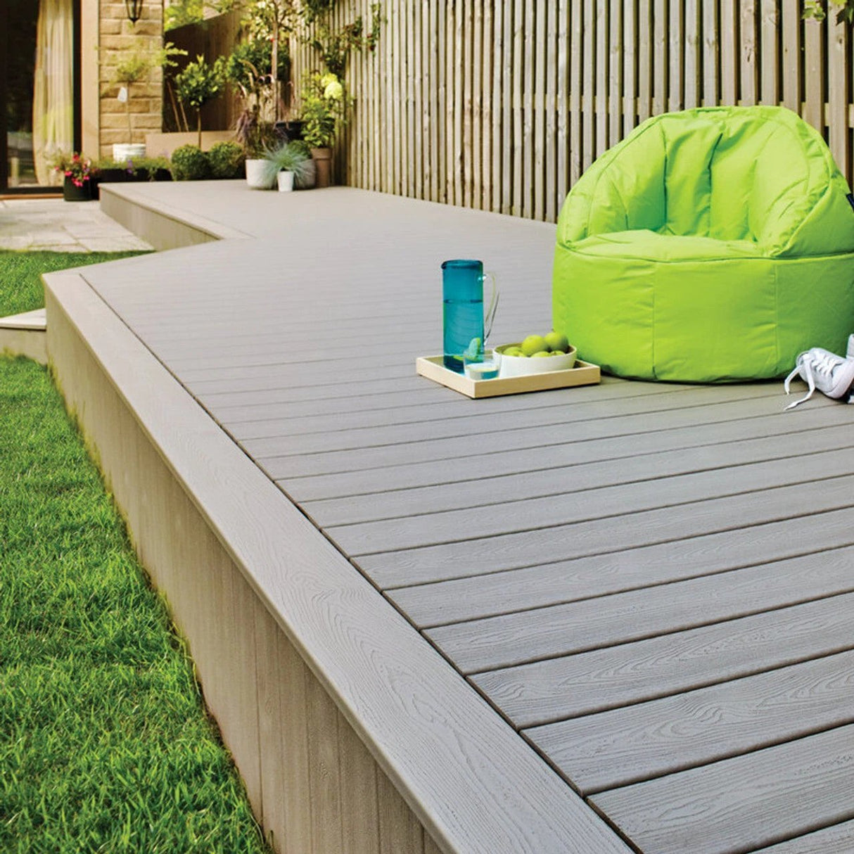 Trex Decking Board Composite Fascia 14mmx184mm Gravel Path 3660mm - Armstrong Cheshire