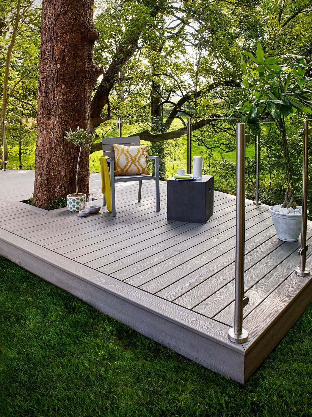 Trex Decking Board Composite Fascia 14mmx184mm Gravel Path 3660mm - Armstrong Cheshire
