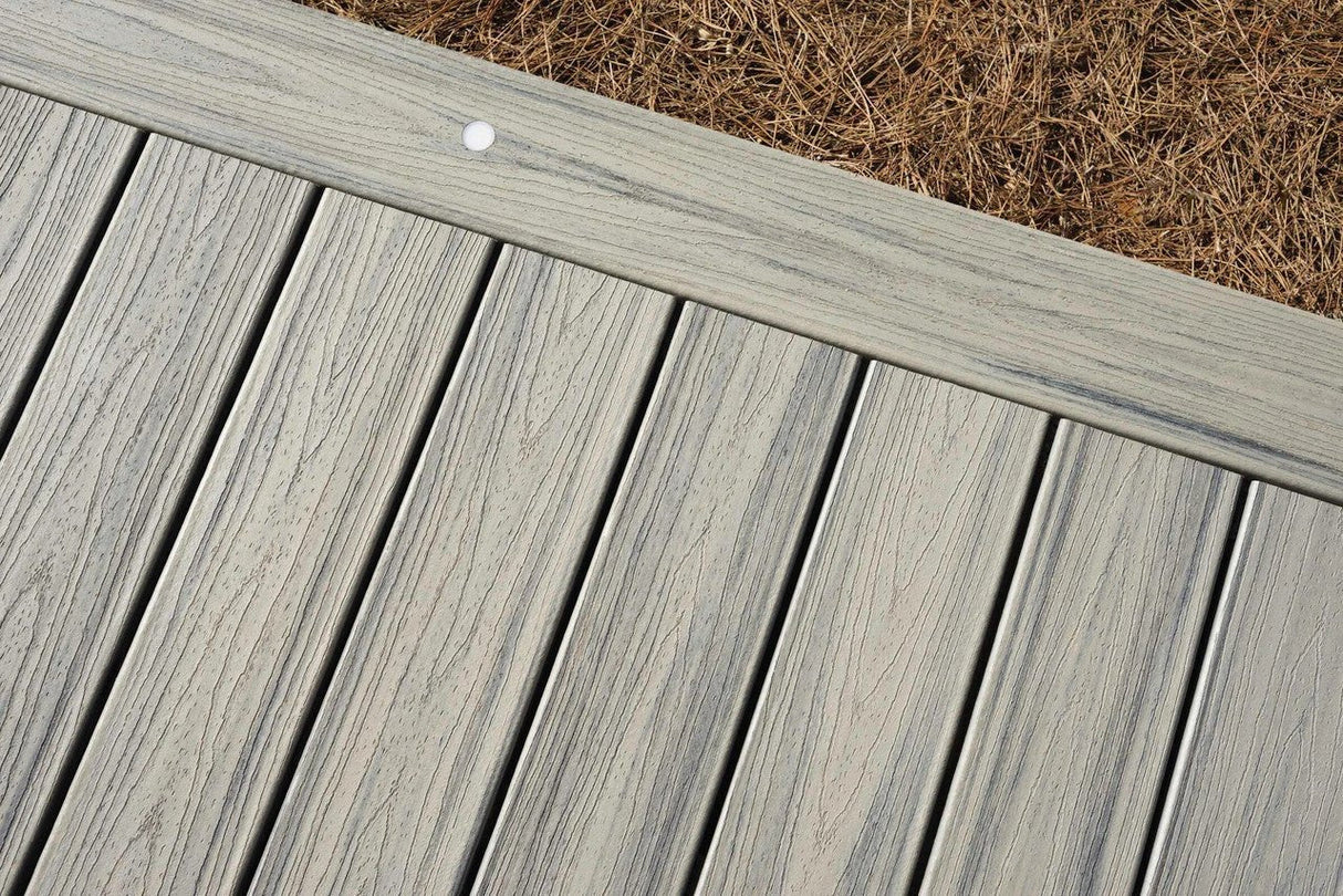 Trex Decking Board Composite Grooved 25mmx140mm Island Mist 3660mm - Armstrong Cheshire