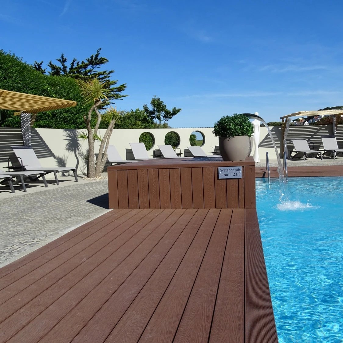 Triton Composite Decking Board – Brown | Affordable Uncapped WPC Deckin by Triton