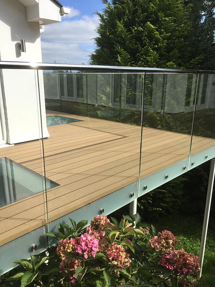 Triton Composite Decking Board – Teak | Affordable Uncapped WPC Deckin by Triton