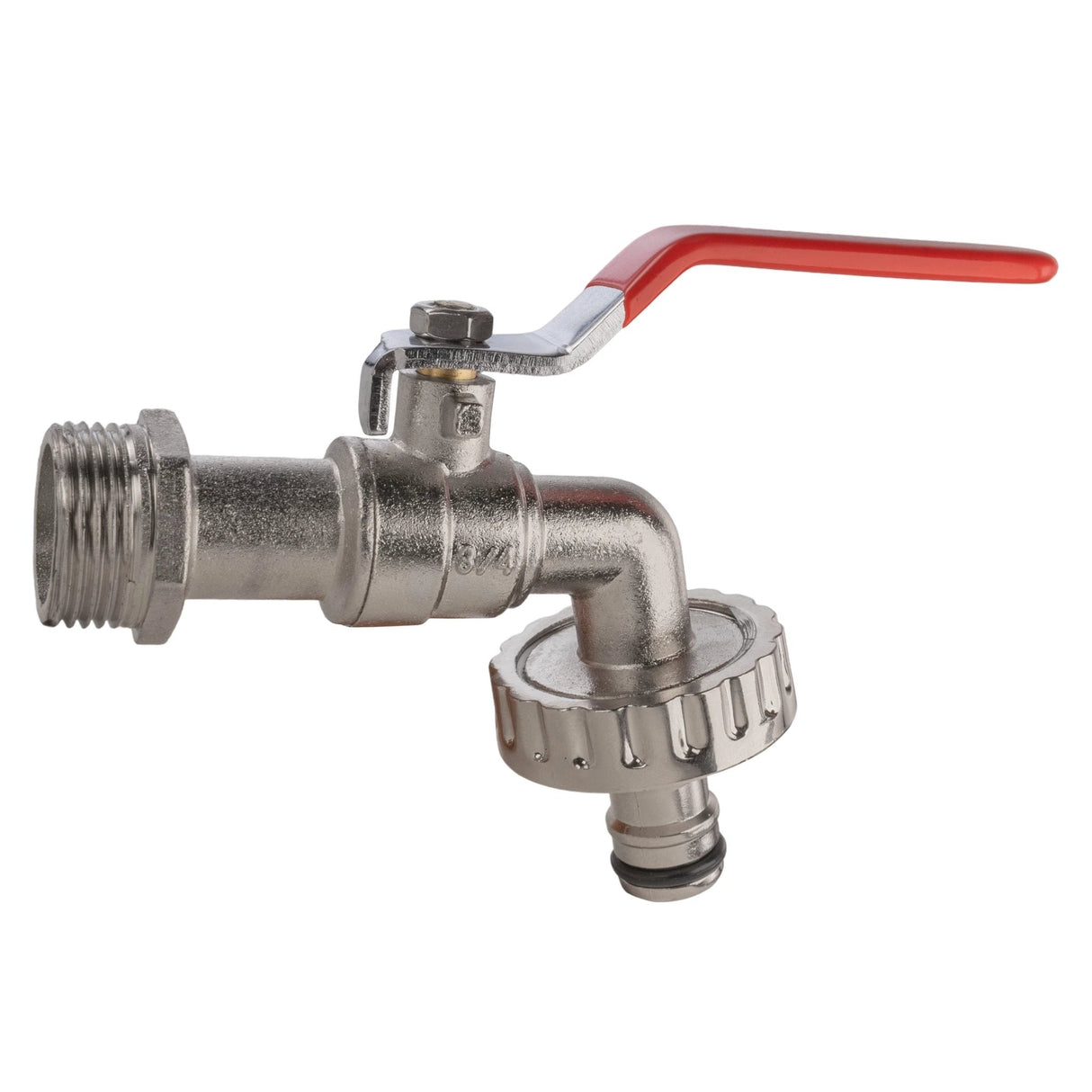 Wall Flange Kit 25mm MDPE + Quick Connect Lever Tap - Armstrong Cheshire