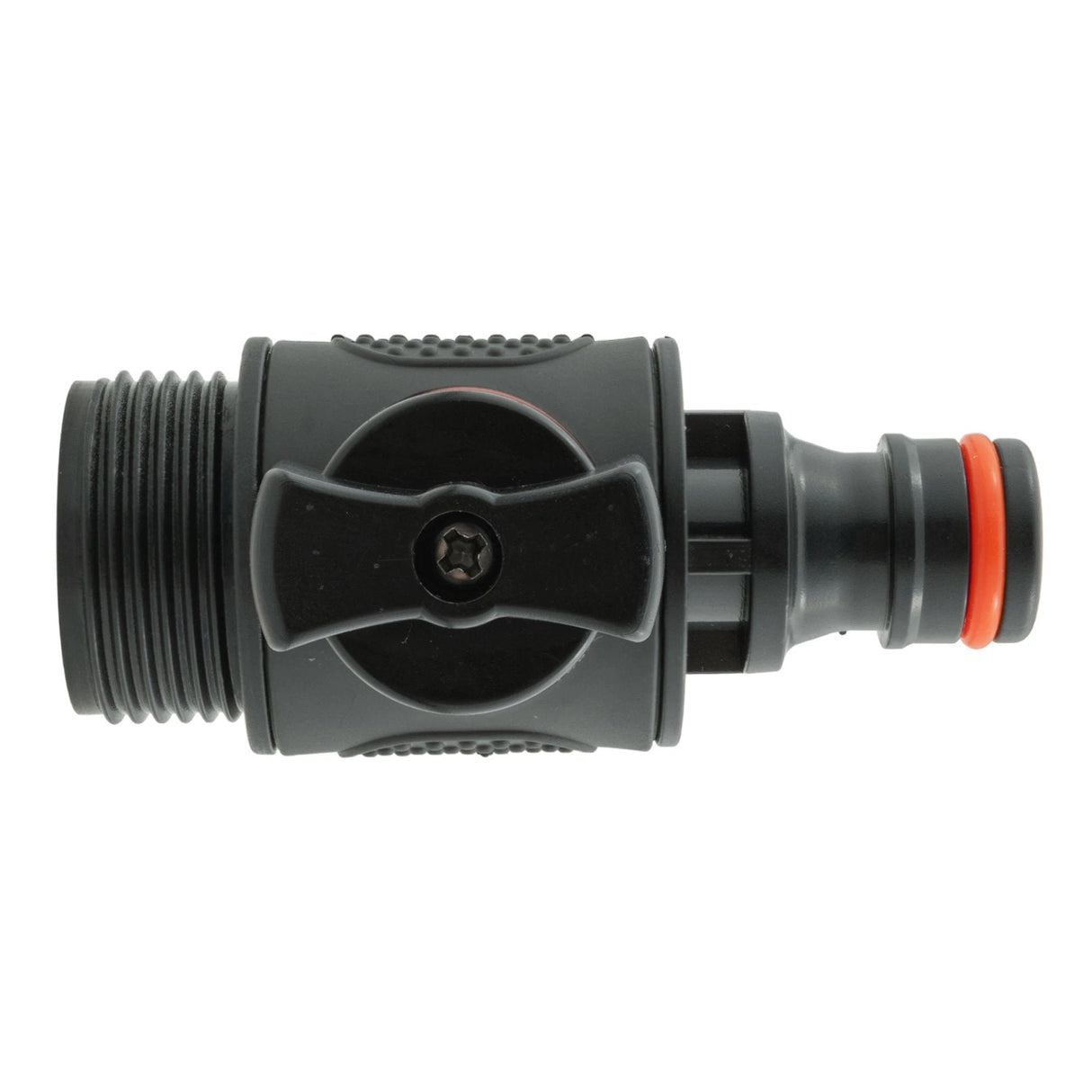 Wall Flange Kit 25mm MDPE + Valve with Male Quick Connector - Armstrong Cheshire
