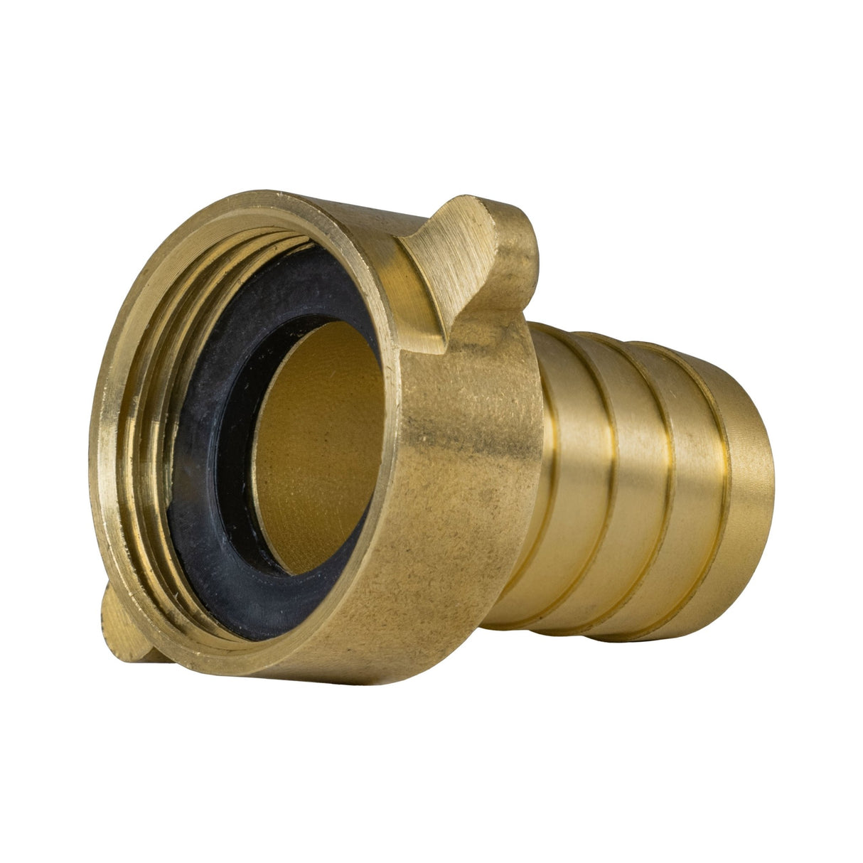 Wall Flange Kit 32mm MDPE + In-Line Valve + 19mm Brass Barb - Armstrong Cheshire