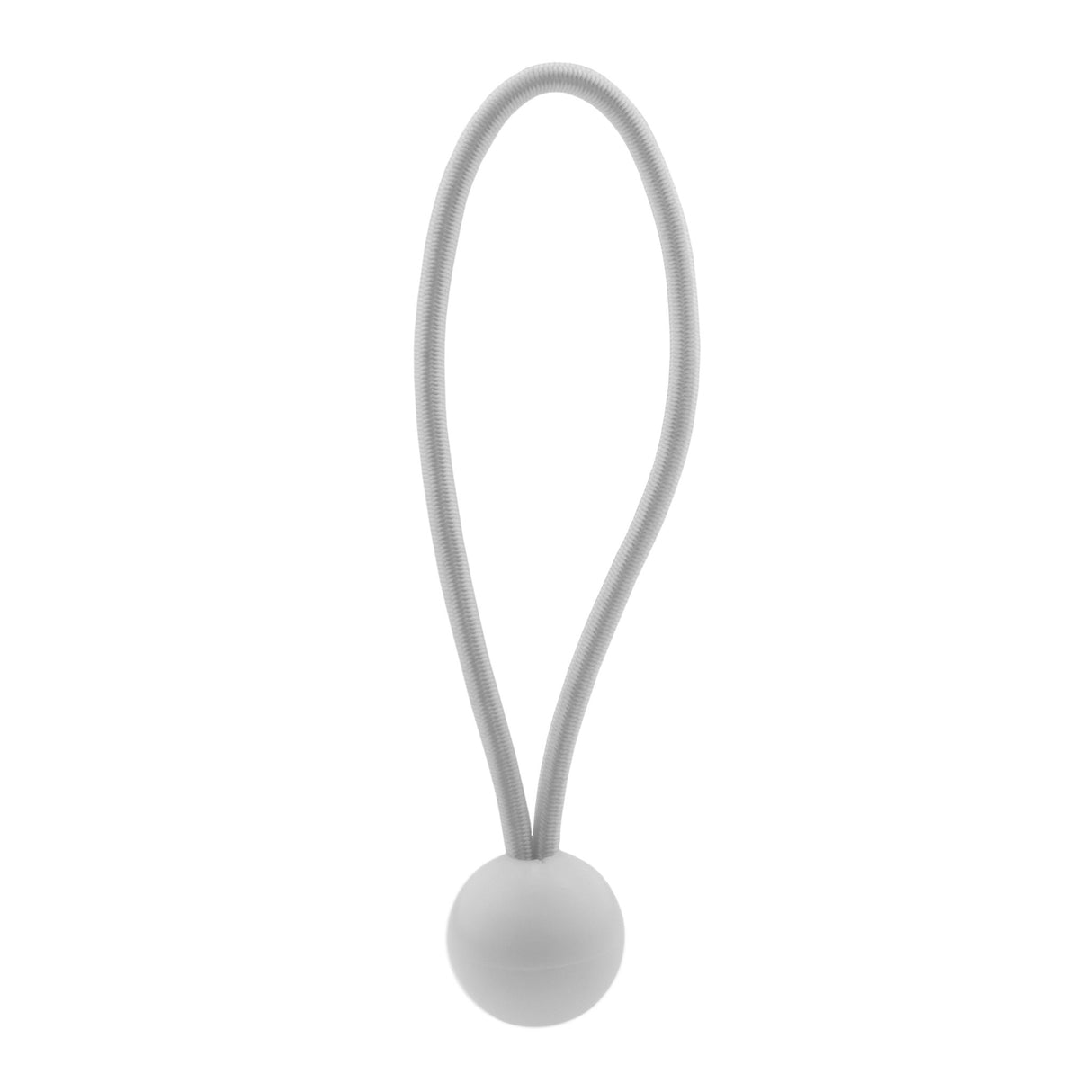 White M-Grade Tarpaulin with 20 x 6" Bungee Balls (White)