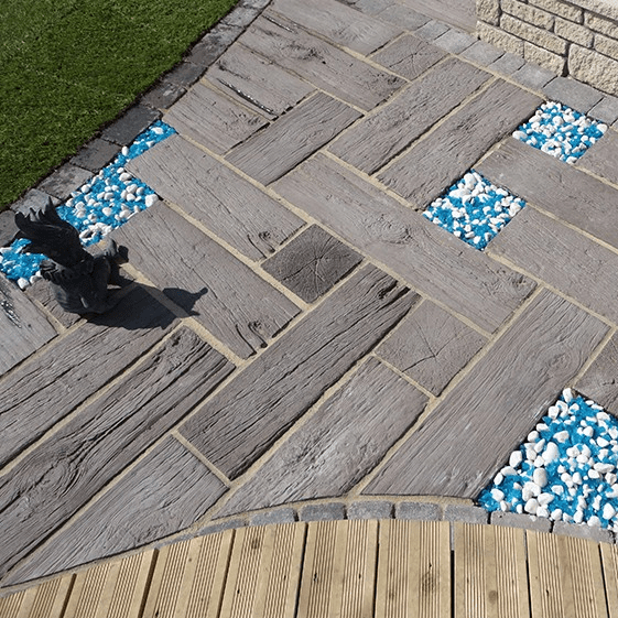Wood Effect Concrete Sleepers - Armstrong Cheshire