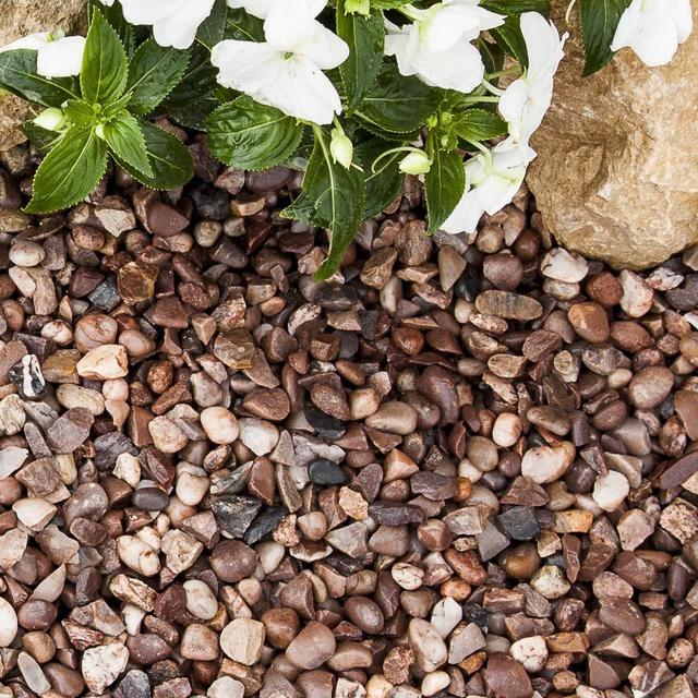 Rose Quartzite Gravel 20mm 25/50 20kg Bags - Armstrong Cheshire