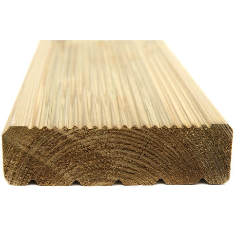 Treated Heavy Duty Timber Decking Board Packs 120mm x 35mm finished size