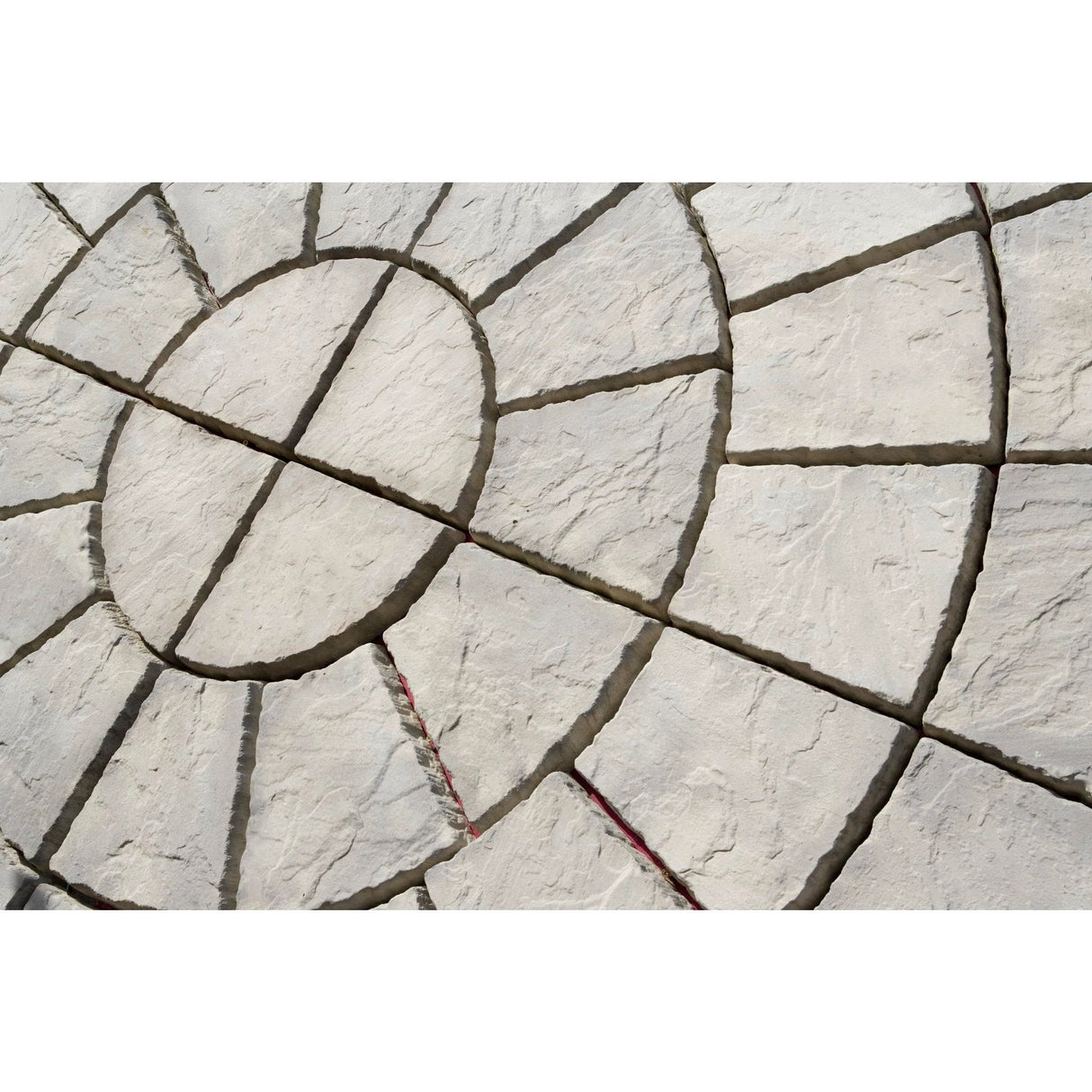 Cathedral Circle Concrete Paving Kit Weathered Moss 3.48m Diameter - Armstrong Cheshire