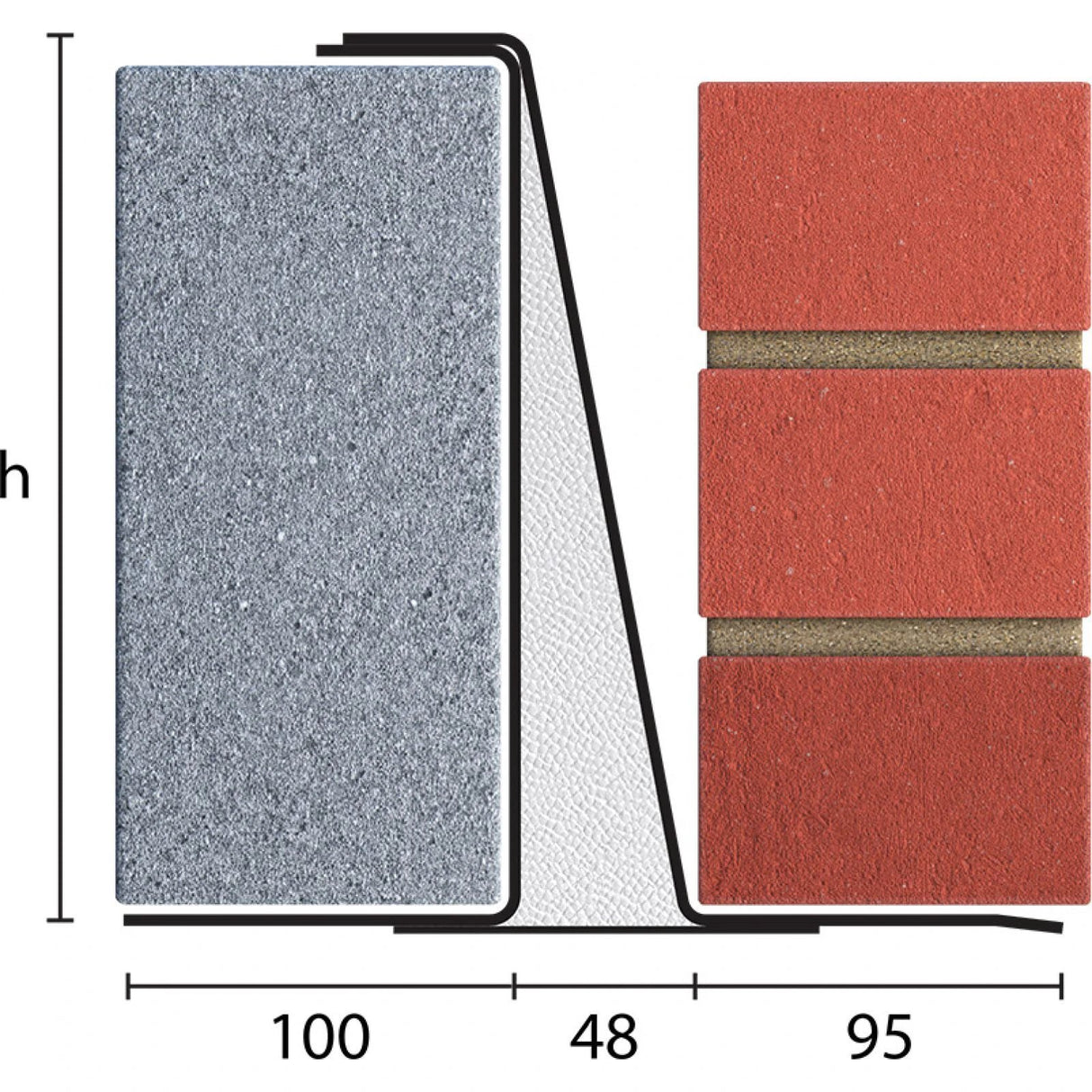 Catnic 50mm CX50/100 Cavity Wall Lintel by Catnic