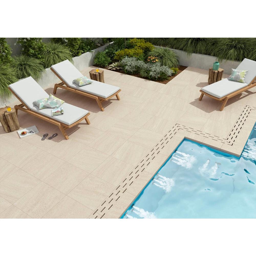 Courtyard Porcelain Paving 600x600x20mm 25.92m2 Value Packs - Armstrong Cheshire