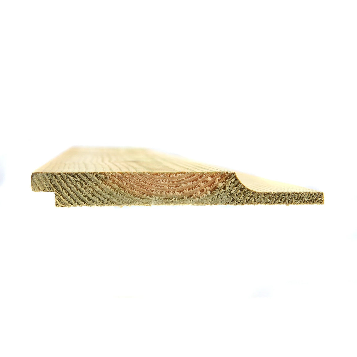 Green Treated Wooden Shiplap Cladding 19mm x 125mm (5x3/4") - Armstrong Cheshire