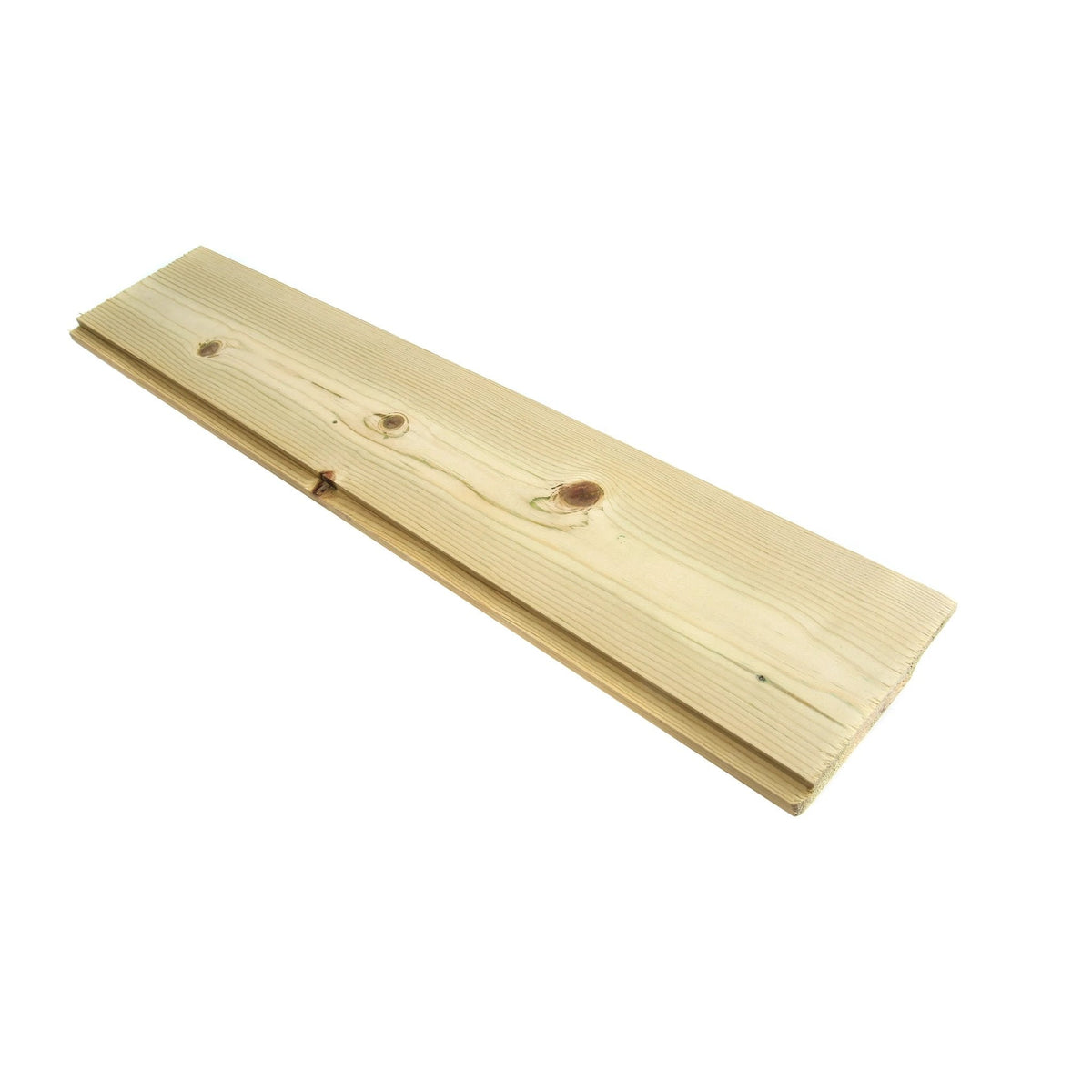 Green Treated Wooden Shiplap Cladding 19mm x 125mm (5x3/4") - Armstrong Cheshire