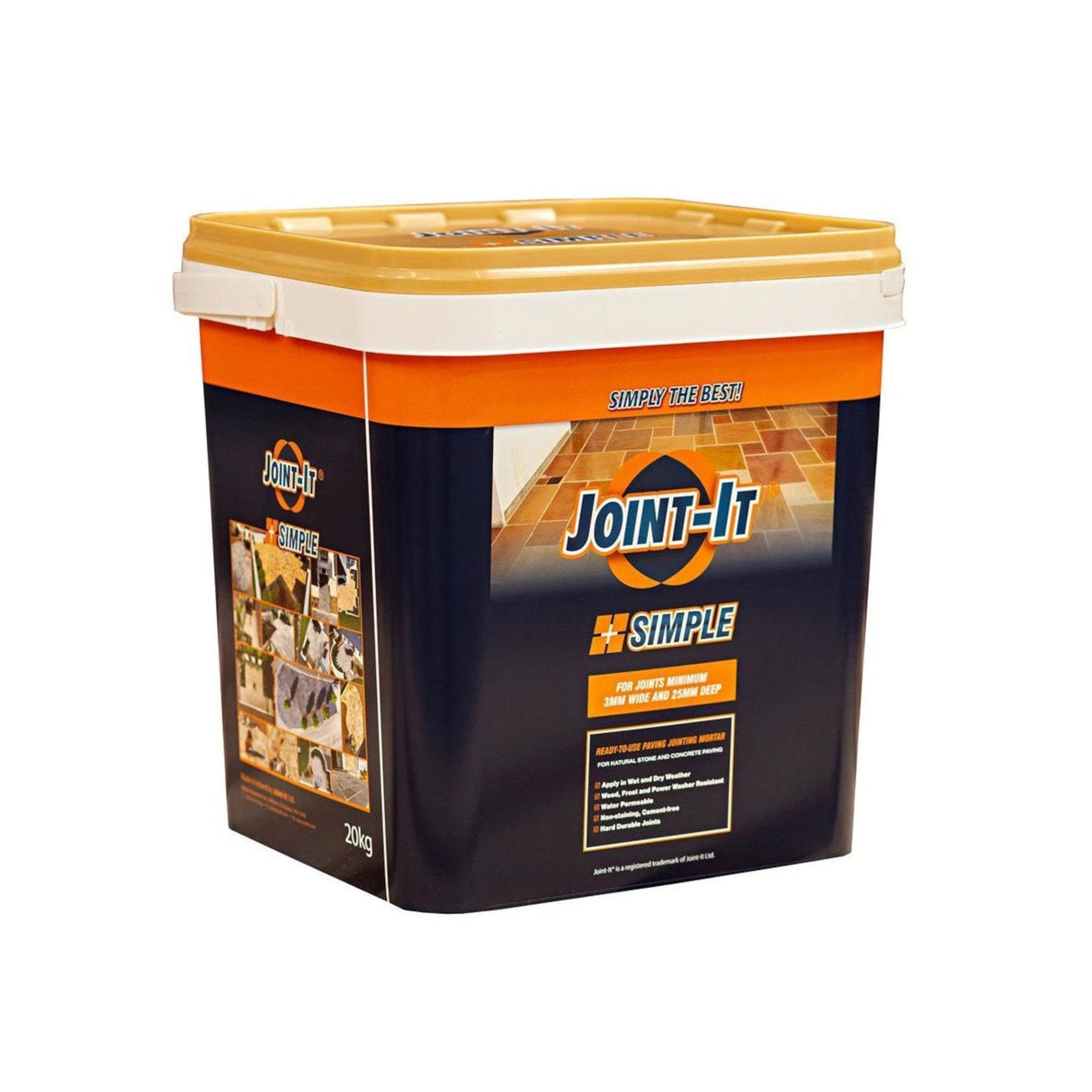 Joint-It Simple Ready-to-Use Brush-In Paving Jointing Compound – 20kg - Armstrong Cheshire