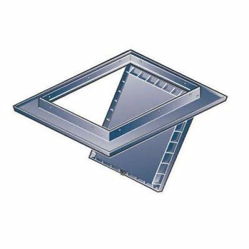 Timloc 1169 Plastic Hinged Loft Access Door 562x662mm - White - Armstrong Cheshire