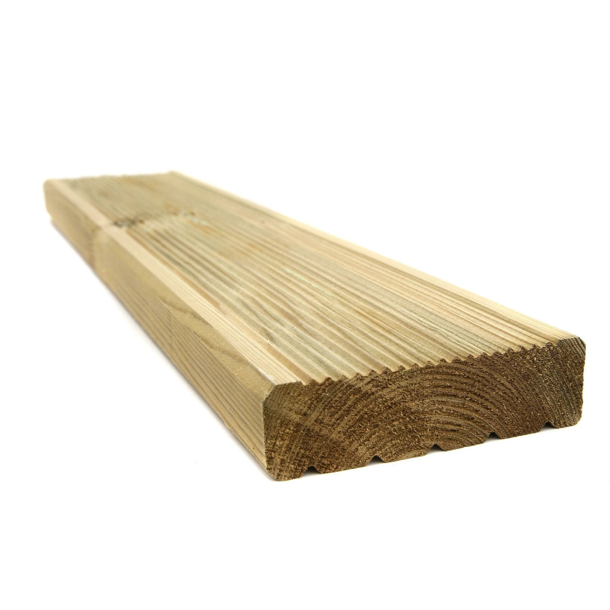 Treated Heavy Duty Timber Decking Board Packs 120mm x 35mm finished size - Armstrong Cheshire