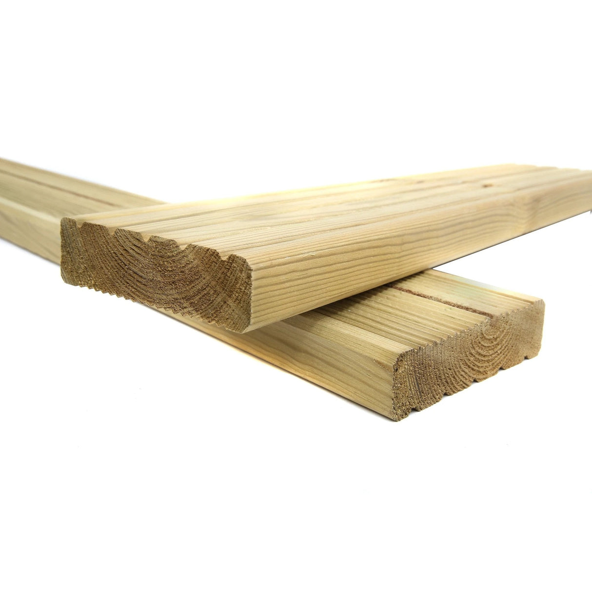 Treated Heavy Duty Timber Decking Board Packs 120mm x 35mm finished size - Armstrong Cheshire