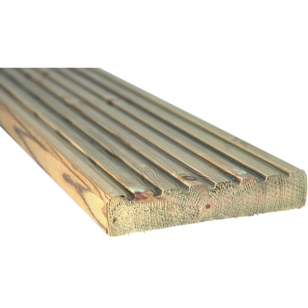 Treated Timber Decking Board 145mm x 27mm Finished Size - Armstrong Cheshire