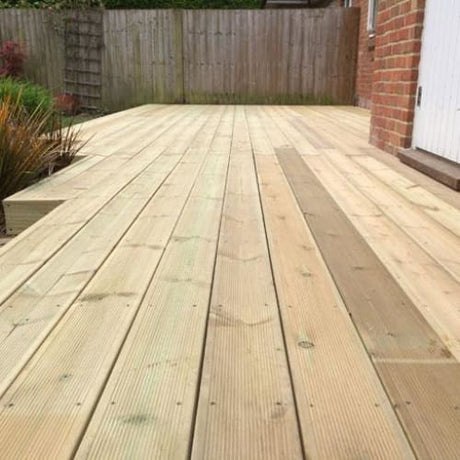 BU-90007-4.2 - Treated Timber Decking Boards 27x120mm Finished Size