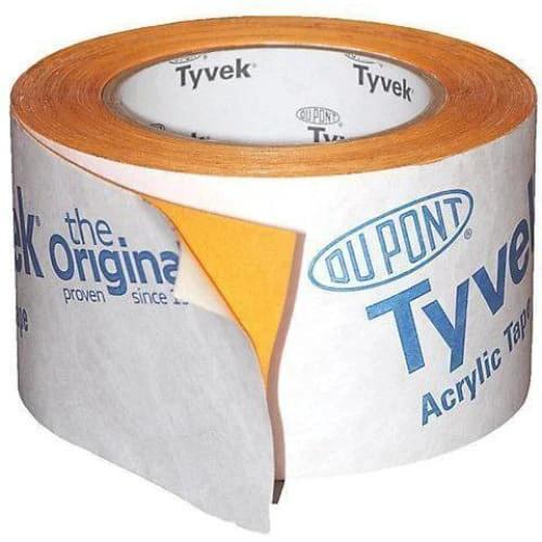 Tyvek Acrylic Single Sided Tape 75mm x 25m - Armstrong Cheshire