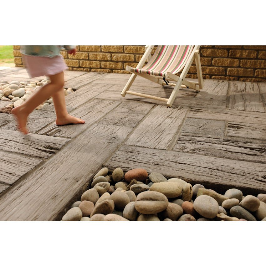 Wood Effect Concrete Sleepers - Armstrong Cheshire
