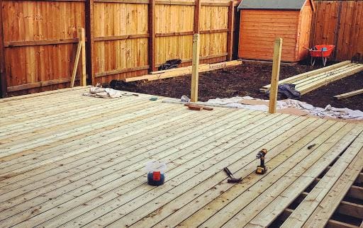 How to demolish a wood deck