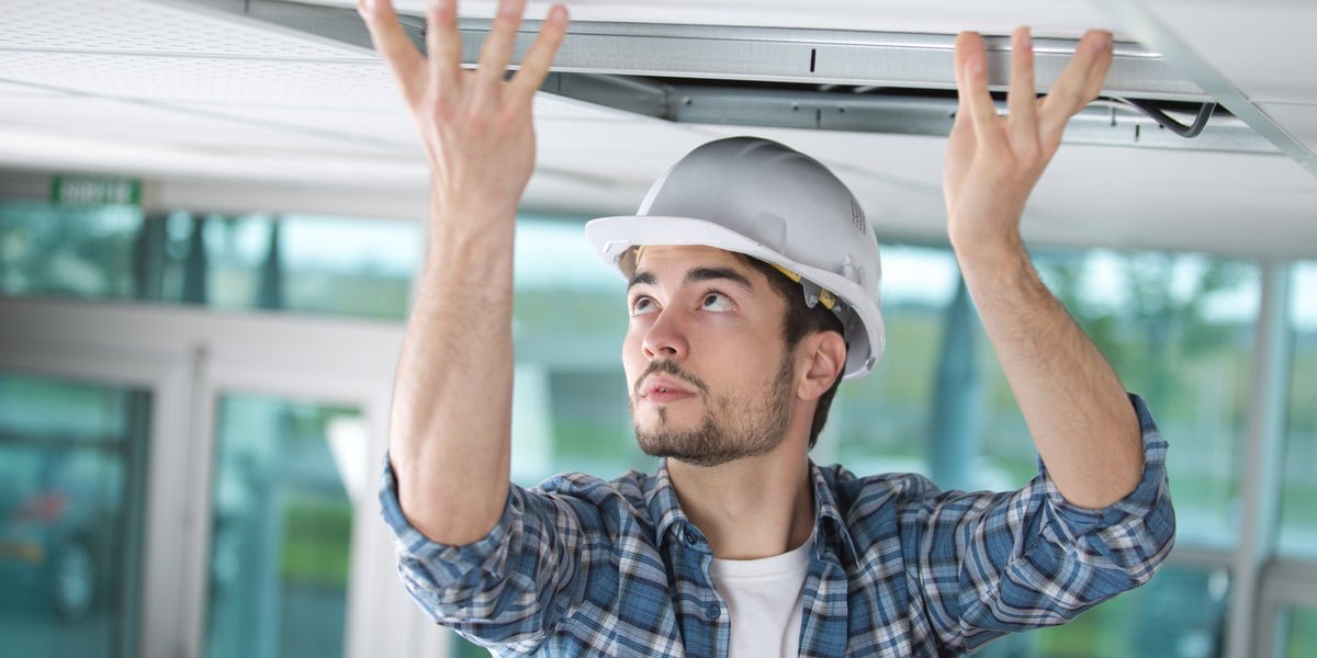 How to install a suspended ceiling track
