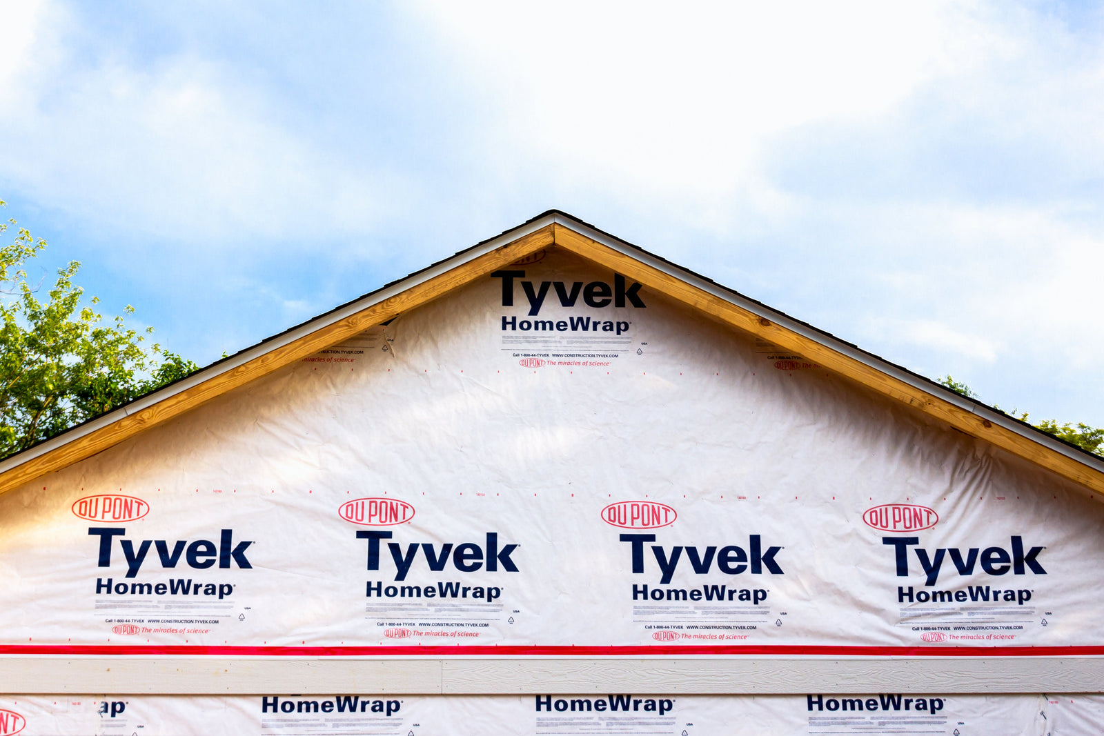 TYVEK HOUSEWRAP IN BUILDING 