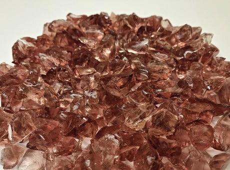 Blush Gold Tumbled Glass Chippings 10-20mm