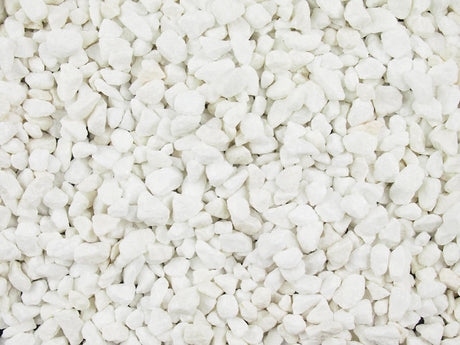 Polar White Spanish Marble Gravel 10mm - 800kg Bulk Bag