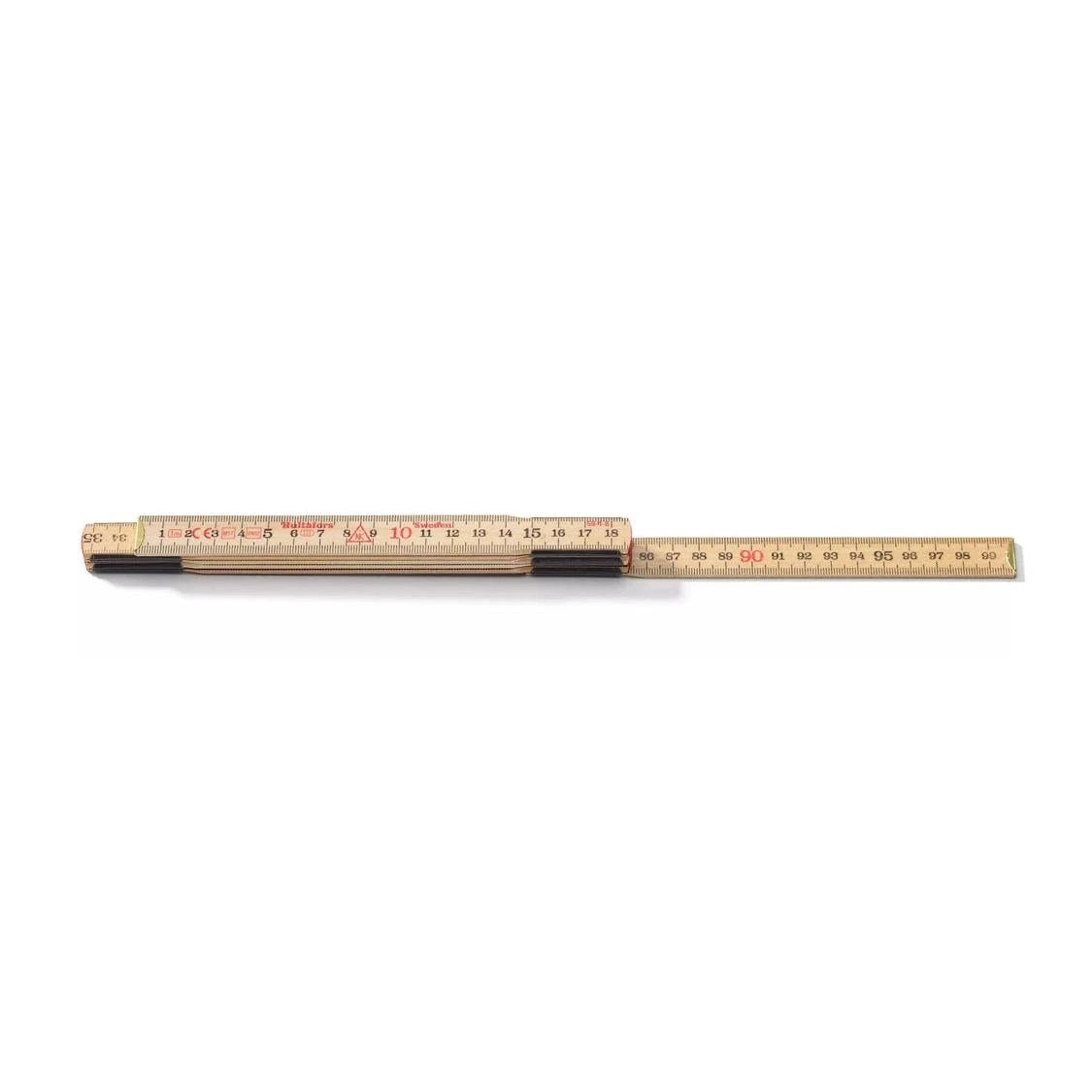 Hultafors Wooden Folding Rule - 2m