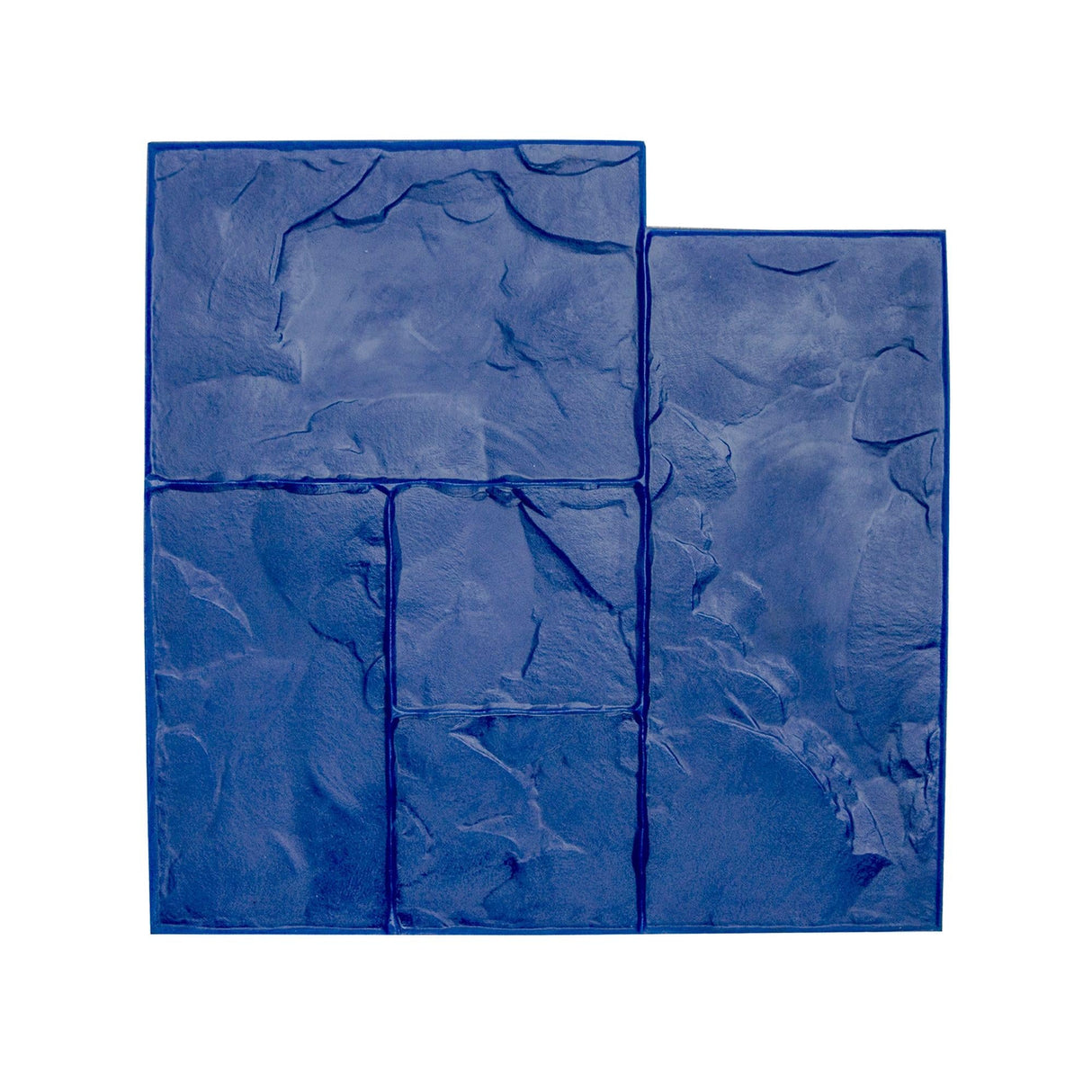Bon Tool Ashlar Cut Stone Urethane Mat (12-881) 24” x 24”| Blue Texture Mat