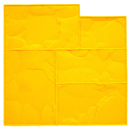 Bon Tool Ashlar Cut Stone Urethane Mat (12-882) 24” x 24”| Yellow Texture Mat