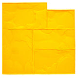 Bon Tool Ashlar Cut Stone Urethane Mat (12-941) 24” x 24”| Yellow Floppy Mat