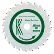160mm x 20mm x 1.8mm 24 Tooth HKC Track Circular Saw Blade - 2102 - Armstrong Cheshire