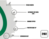 160mm x 20mm x 1.8mm 24 Tooth HKC Track Circular Saw Blade - 2102 - Armstrong Cheshire