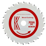 162mm X 20mm X 1.8mm 24 Tooth Mafell Fitment Circular Saw Blade - 3201 - Armstrong Cheshire