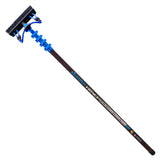 Aquaspray Venom 18ft Hybrid 50% Carbon, 50% Fiberglass Waterfed Window Cleaning Pole – 4 Sections