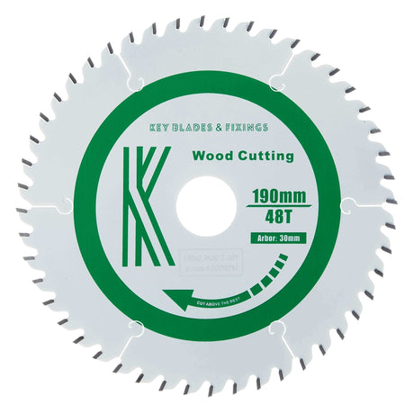 190mm x 30/20mm x 2.4mm 48 Tooth ATB Circular Saw Blade - 4203 - Armstrong Cheshire