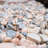 20-50mm Polar Pink Marble Pebbles - Armstrong Cheshire