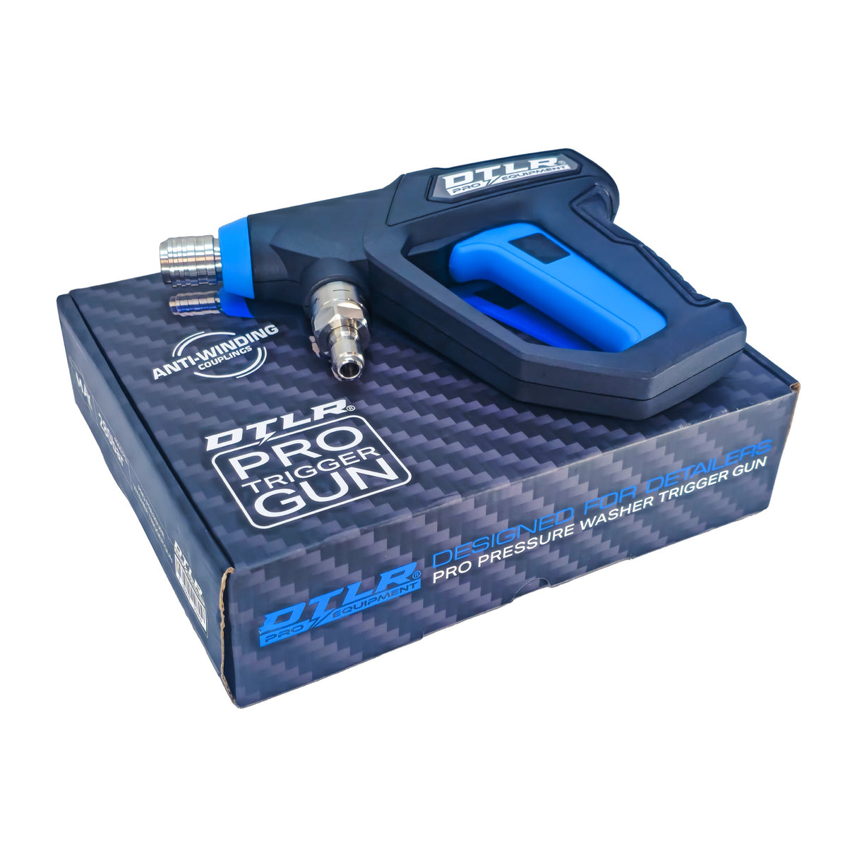 DTLR® 2.0 Pro Trigger Gun - Stainless Steel QR couplings