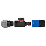 20mm MDPE Straight with BSPF-Quick Connect Valve & Hose Connector 3/4" BSPF - Armstrong Cheshire