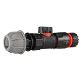 20mm MDPE Straight with BSPF-Quick Connect Valve & Hose Connector 4mm Barb - Armstrong Cheshire